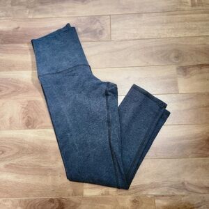 Lululemon Dark Gray High-Waisted Leggings - Fit Like A Size 4